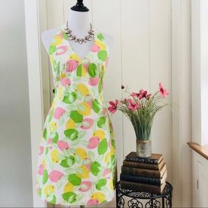 Bright and flirty Lilly Pulitzer halter dress!